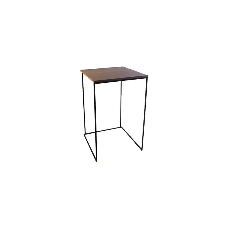 Hoge tafel Marco 70 - zwart_eik