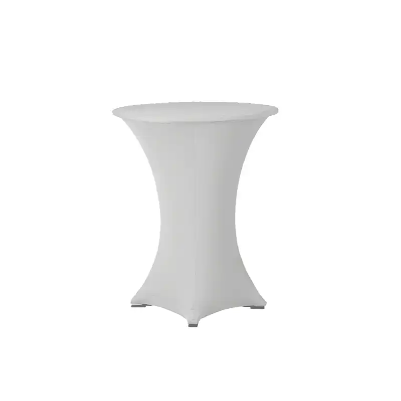 Hoge tafel Octopus met stretch - wit